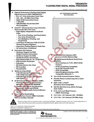 TMSC6701GJC16719V datasheet  